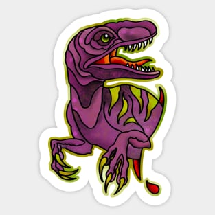 Pink dinosaur Sticker